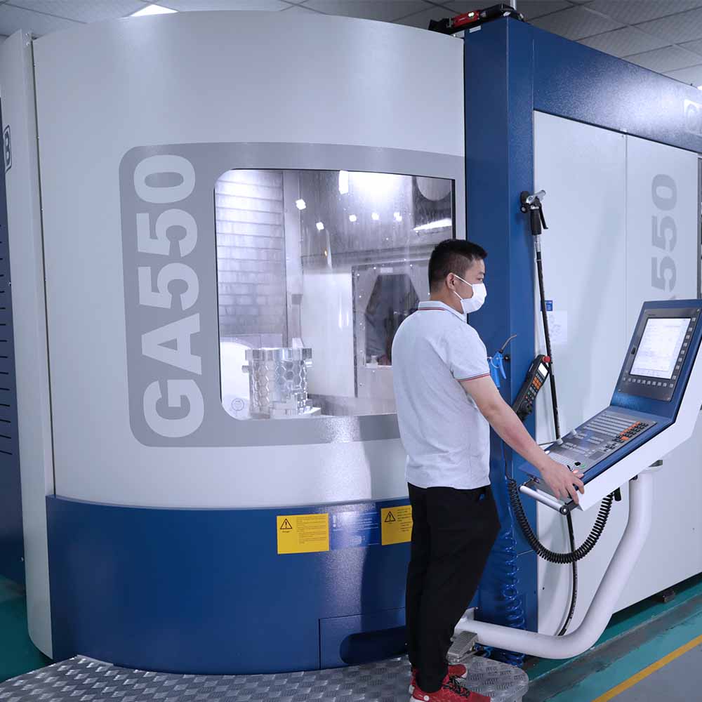 GROB horizontal 5 axis cnc machining milling center